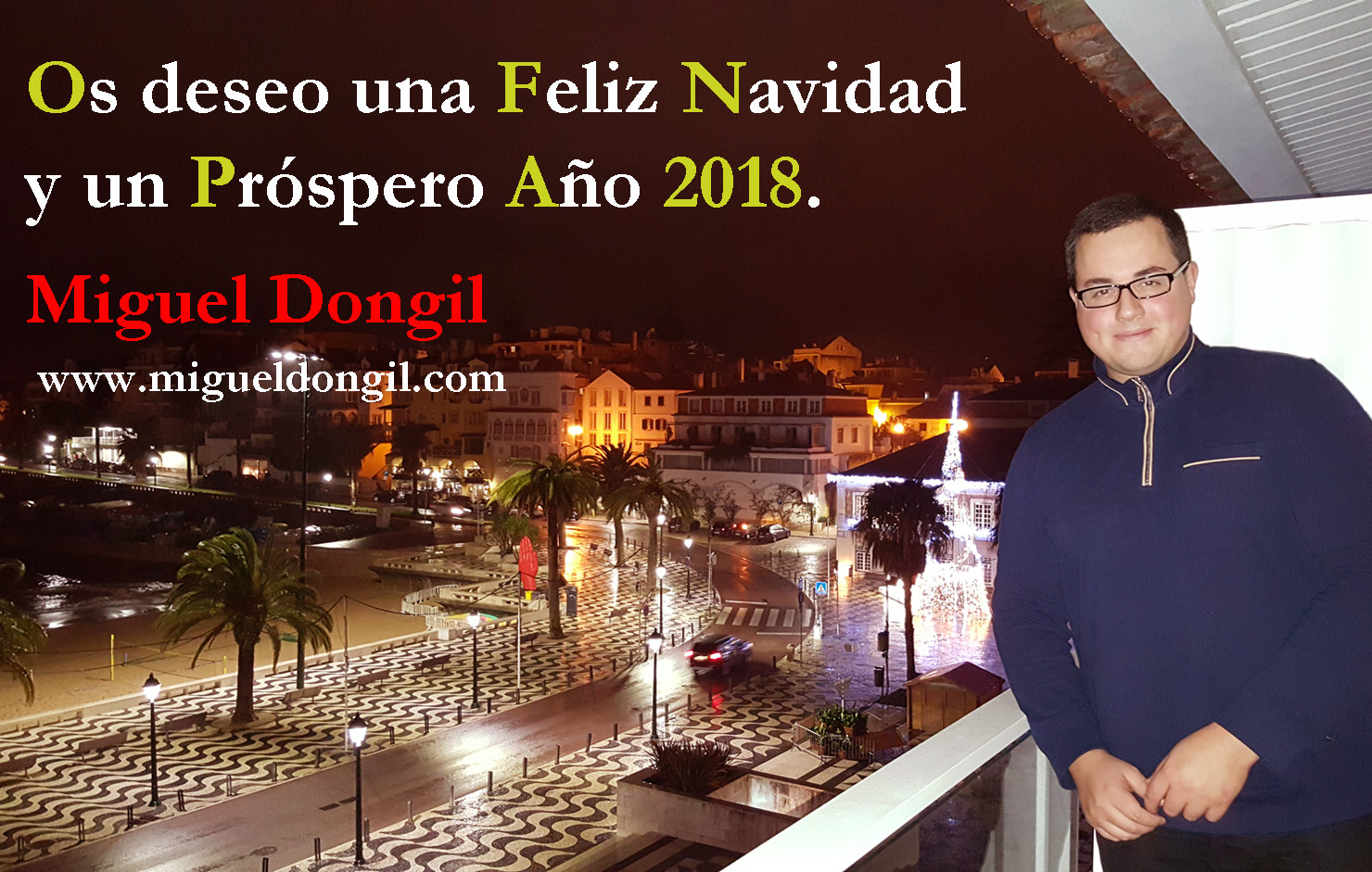 Postal Navidad de Miguel Dongil 2017