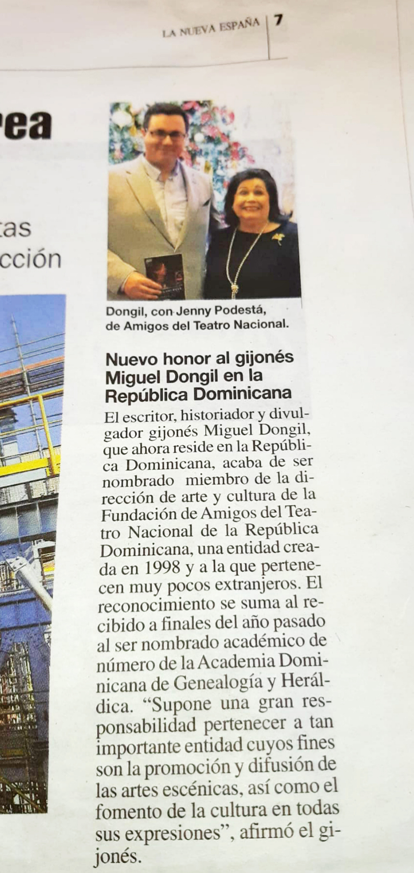 Nombramiento Fundación Amigos Teatro Nacional 2020