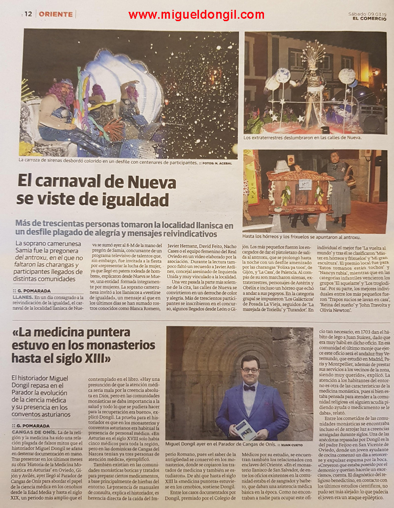Reseña 9 marzo de 2019