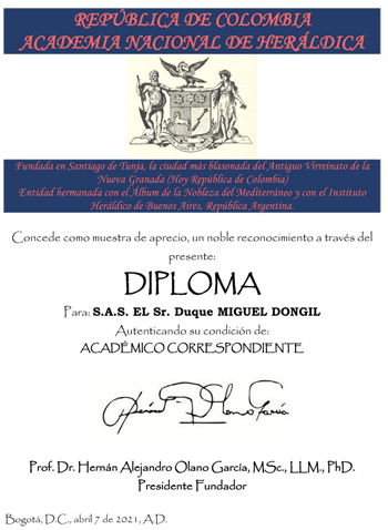 Académico Correspondiente 2021
