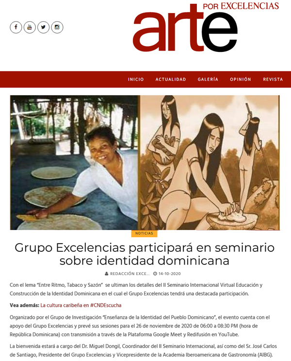 Excelencias 16 octubre 2020