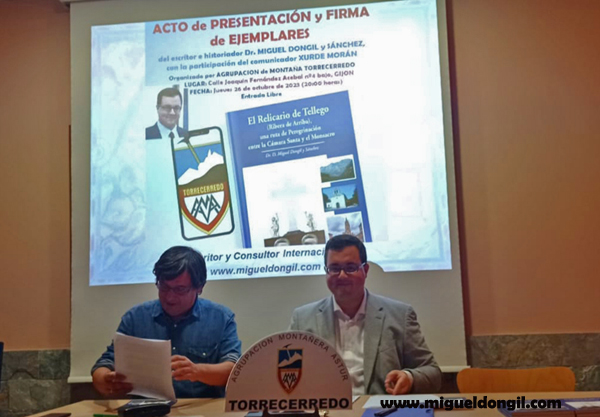 Presentación libro el Relicario de Tellego